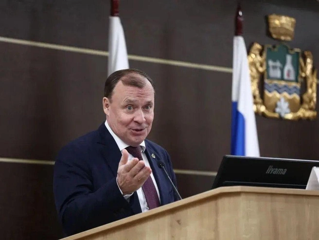 За кандидатуру Орлова проголосовали 33 депутата, один воздержался, против никого не было. | Источник: Владислав Лоншаков / Е1.RU