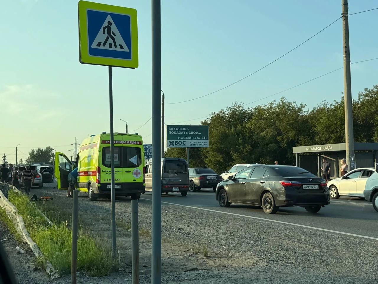 На Свердловском тракте в Челябинске водитель Ford сбил 13-летнего велосипедиста