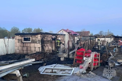 МЧС ликвидировало пожар в Багратионовском округе