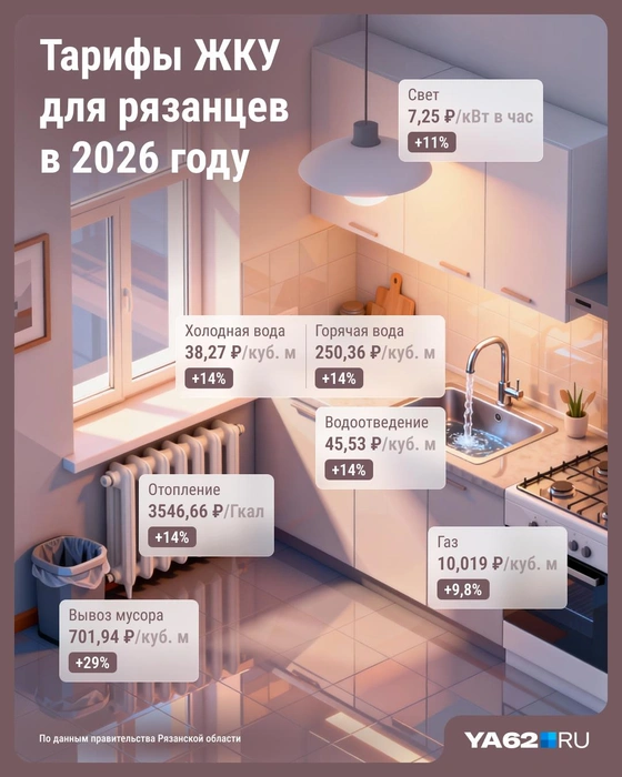 Такие тарифы предлагают в рязанском правительстве | Источник: Юрий Скулыбердин / Городские медиа