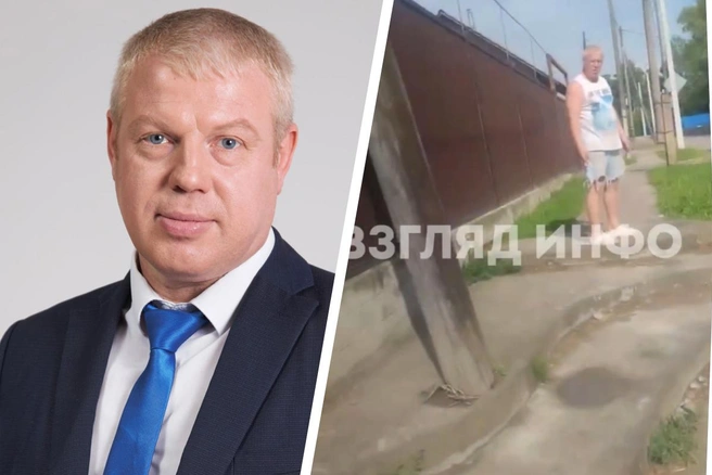 Подросток и минусинский чиновник не поделили газон | Источник: minusinsk.gosuslugi.ru, Взгляд Инфо / Telegram