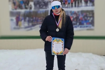 Серебро на лыжных гонках в Сердобске