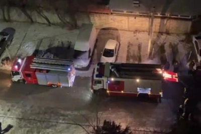 Черный джип сгорел в Волгограде в Новый год, возможен поджог