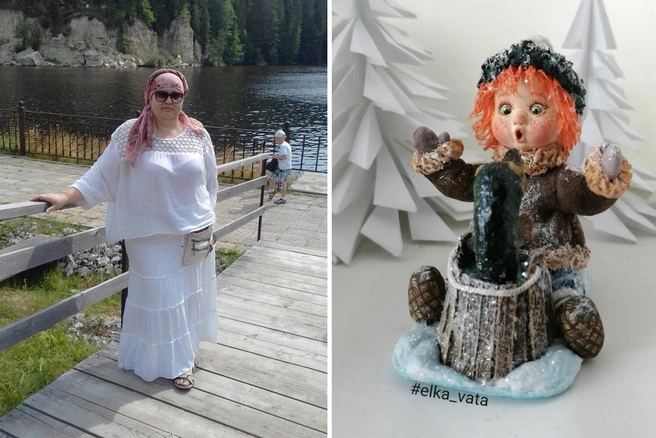 Пермячка любит лепить из ваты сказочных персонажей | Источник: предоставлено Наталией Крыжановской