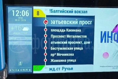 Жамшина улица и другие аномалии на табло транспорта Петербурга