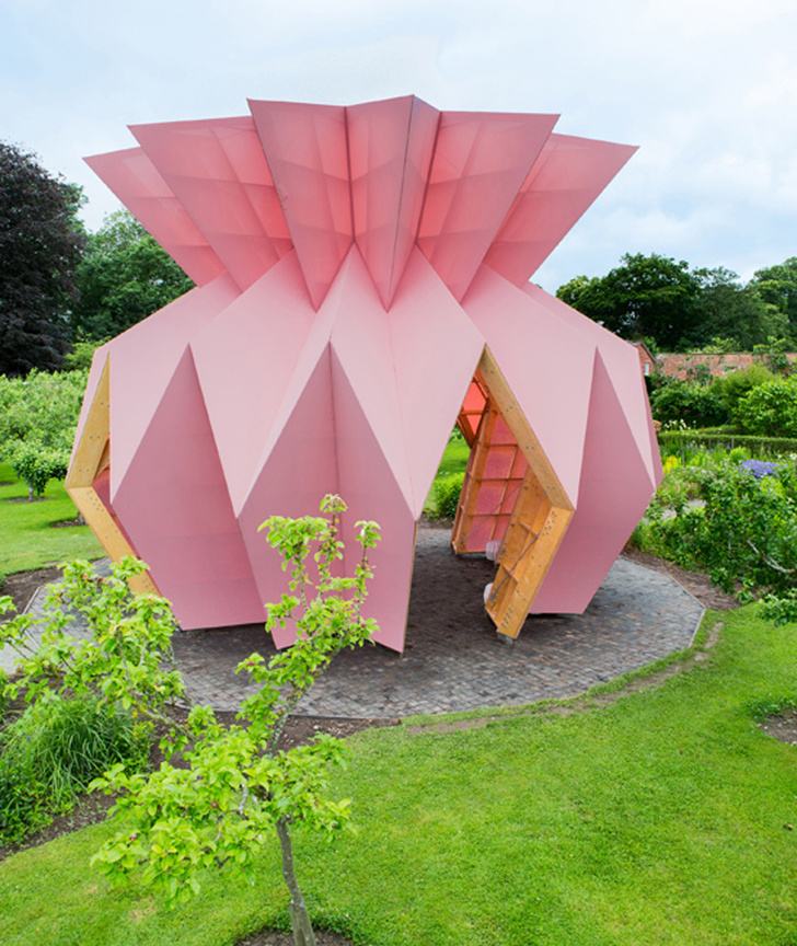 Розовый павильон от Studio Morison в усадьбе Беррингтон-Хилл