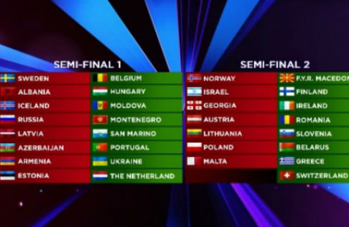 Россия выступит в первом полуфинале «Евровидения-2014»