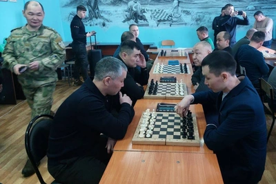 СК Тывы участвовал в шахматном первенстве силовиков