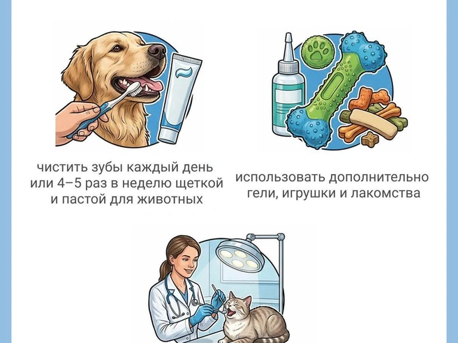 Следить за гигиеной полости рта питомцев важно для их общего здоровья | Источник: Юрий Орлов / Городские медиа