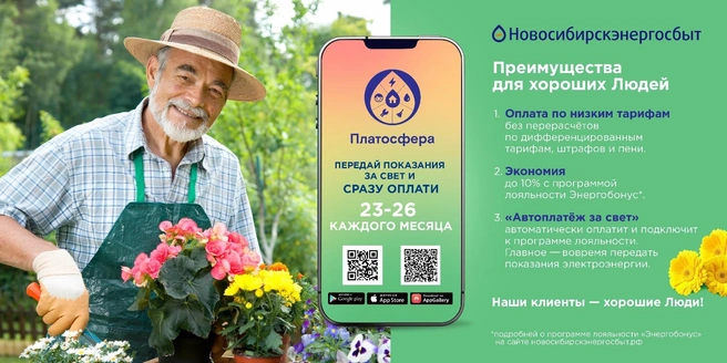 Экономьте до 10% с программой лояльности | Источник: АО «Новосибирскэнергосбыт»