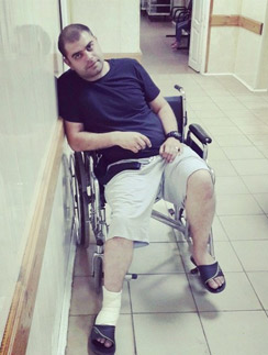 Илья Гажиенко серьезно повредил ногу