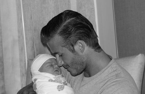 Дэвид Бекхем (David Beckham) с дочкой Харпер Севен (Harper Seven)