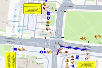 Движение на Суворова перекроют 26 мая