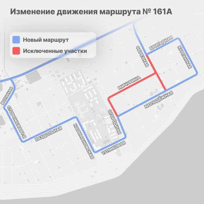 Маршрут маршрутки (Тула - Щёкино) на карте Тулы