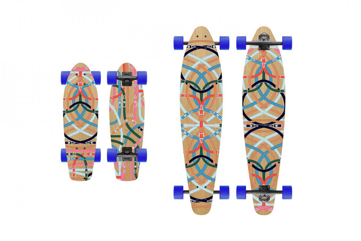 Hermes Skateboard and Longboard