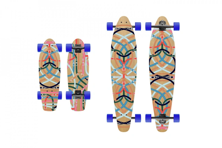 Hermes Skateboard and Longboard