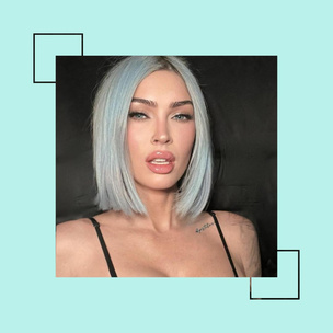 Голубые волосы: Меган Фокс показала модное пастельное окрашивание на весну 2024