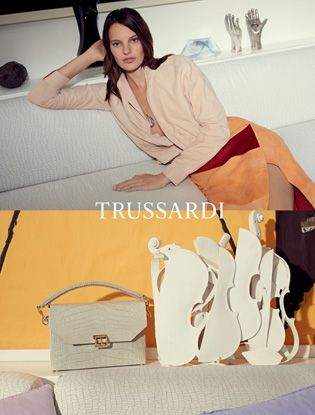 Итальянские каникулы в новой кампании Trussardi