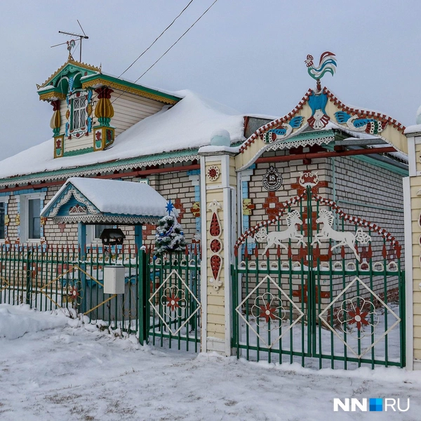 Самый нарядный дом в селе | Источник: Наталья Бурухина / NN.RU
