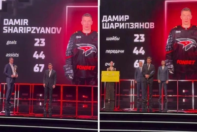 Капитан «Авангарда» Дамир Шарипзянов завоевал три награды КХЛ