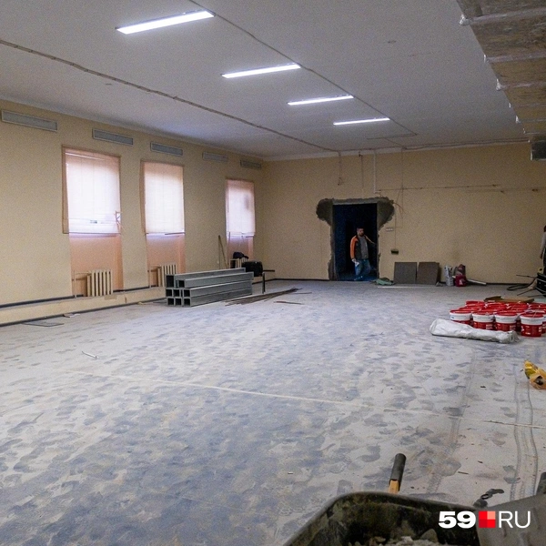 Зеркальный зал еще не готов | Источник: Василина Любимова / 59.RU