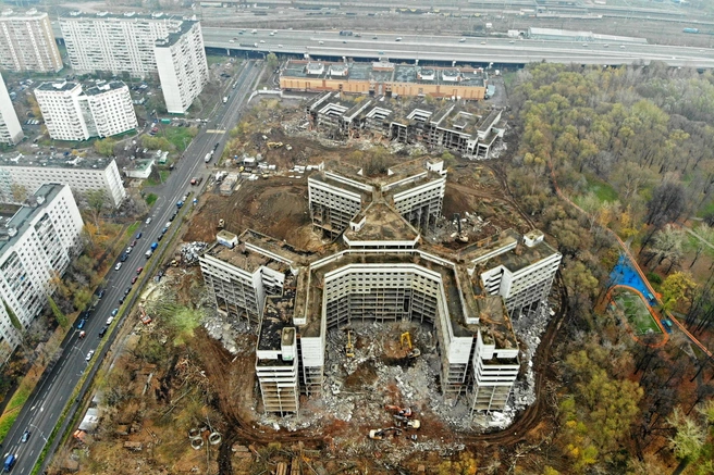 Ховринская больница незадолго до сноса  | Источник: stroi.mos.ru