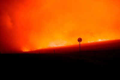 Пожар в Забайкалье вырос почти в семь раз