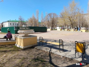 Памятника Ленину нет в сквере с 2018 года | Источник: Владислав Митрошин / 56.RU