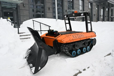 В Казани тестируют беспилотных дворников для снега