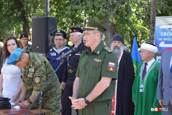 Военный комиссар Оренбургской области Дмитрий Килеев | Источник: Анастасия Баринова / 56.RU
