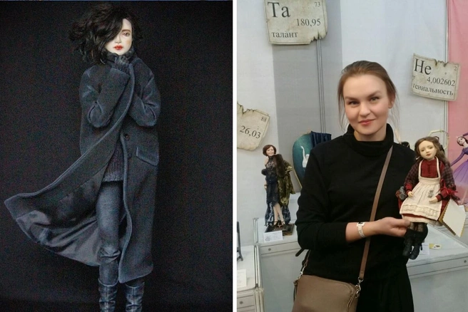 Пермячка с детства придумывает разных персонажей | Источник: Альбина Глумова; Авторские куклы Альбины Глумовой / Vk.com