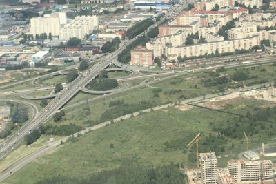 Тюменец снял три крупных развязки — невероятные фото с высоты