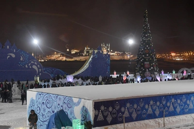 У главной елки Казани снова не установят горку