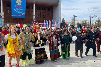 Якутяне станцуют осуохай на площади Орджоникидзе