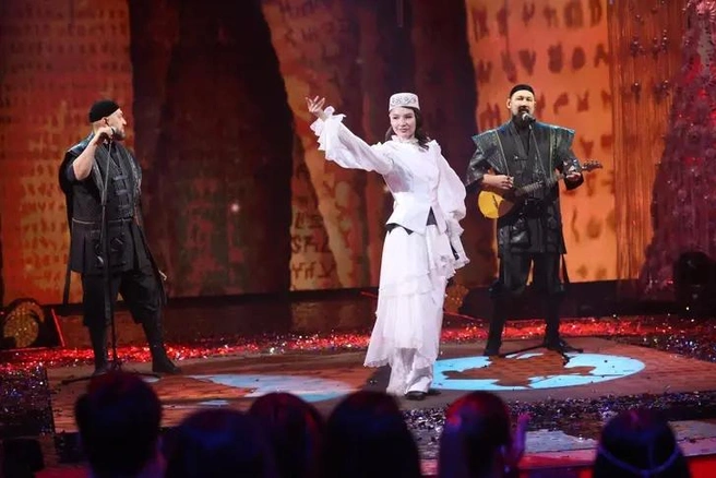 Думаем, вы с первой попытки догадаетесь, какую песню споет группа Ay Yola | Источник: пресс-служба Первого канала