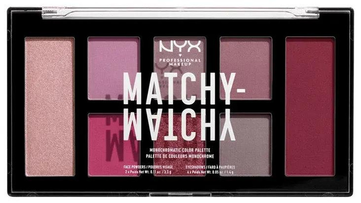 Палетка теней Matchy-Matchy Monochromatic Color Palette NYX professional makeup 