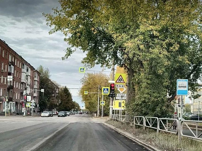 Авария произошла на пешеходном переходе | Источник: Yandex.ru / map