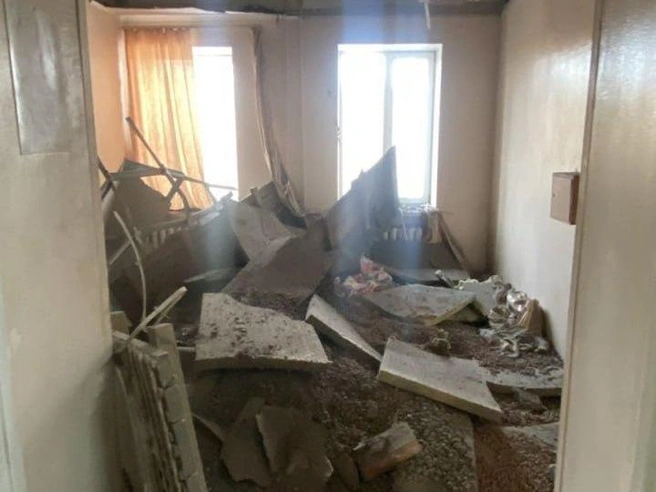 Вид палаты после обрушения потолка | Источник: СУ СК по Новосибирской области