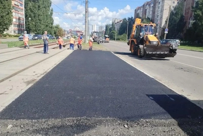 В Липецке обновили остановку на Меркулова