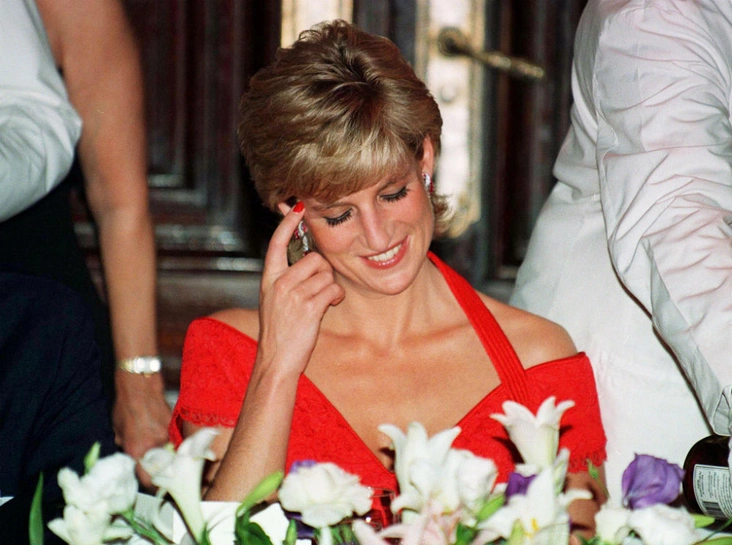 Принцесса Уэльская на ужине благотворительной организации Alpi, 24 ноября 1995