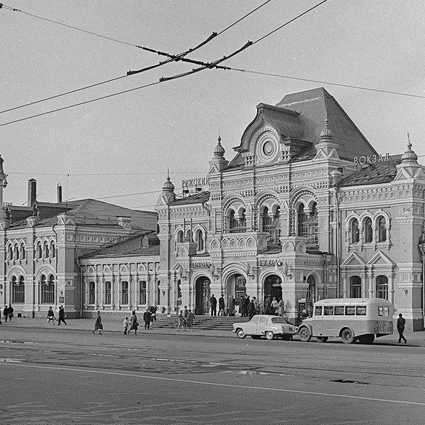 Рижский вокзал, 1965 год | Источник: Борис Приходько via pastvu.com