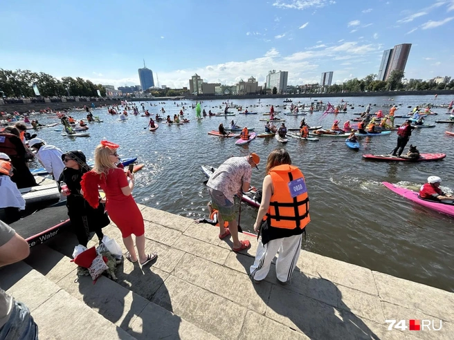Выйти на воду решились 630 человек | Источник: Михаил Шилкин
