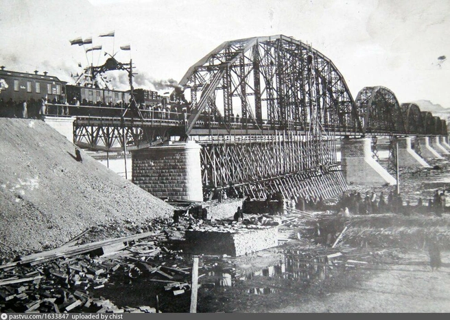 Испытания моста, 1899 | Источник: pastvu.com