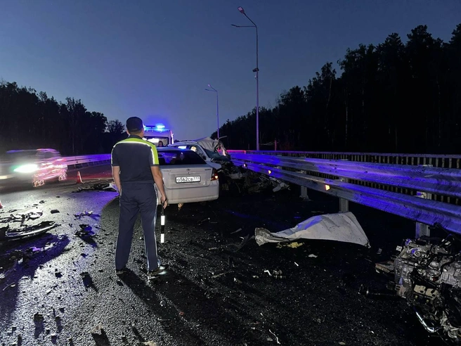 Фото с места трагедии | Источник: ГИБДД по Свердловской области