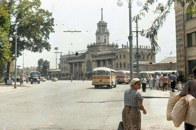 Краснодар 1960-х на цветных фотографиях