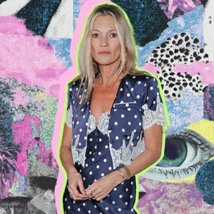 Как носить модный принт горошек дерзко и современно: учимся у Кейт Мосс