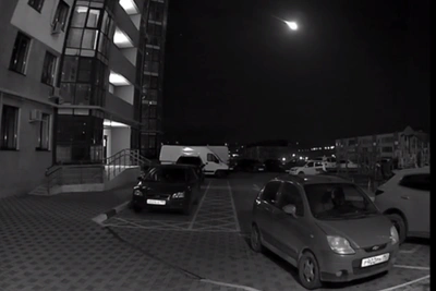 Огненный шар в небе над Краснодарским краем