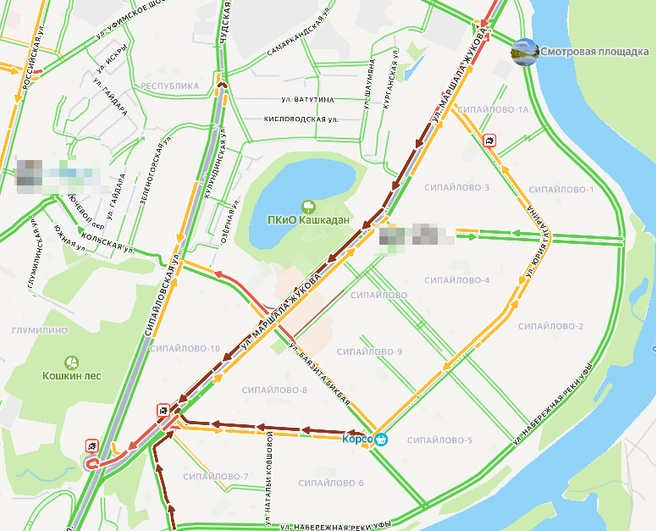 Первое рабочее утро | Источник: yandex.ru/maps