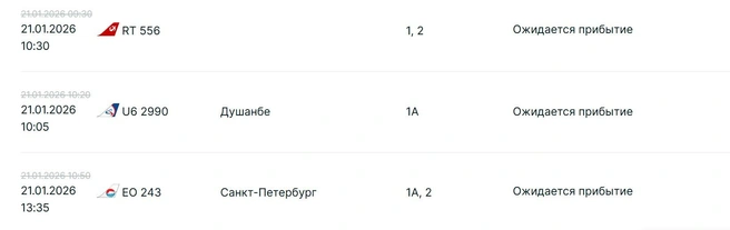 Прилет | Источник: kazan.aero