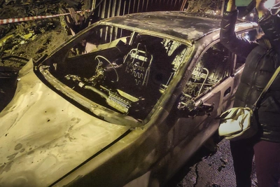 Young driver burned alive in own car in Kuzbass